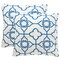 Safavieh Nadia Pillow Set Of 2 Royal Blue / Cream Home Décor Comfort Cushion
